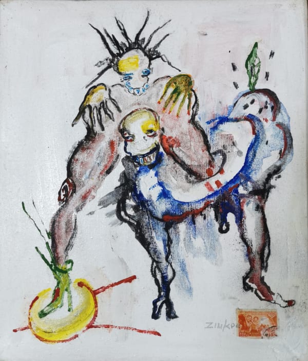 Dominique ZINKPE, Etats d'âme, Petit bonheur 7, 2021