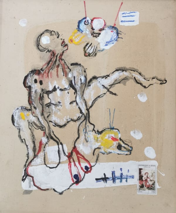 Dominique ZINKPE, Etats d'âme, Dessin secret 8, 2021