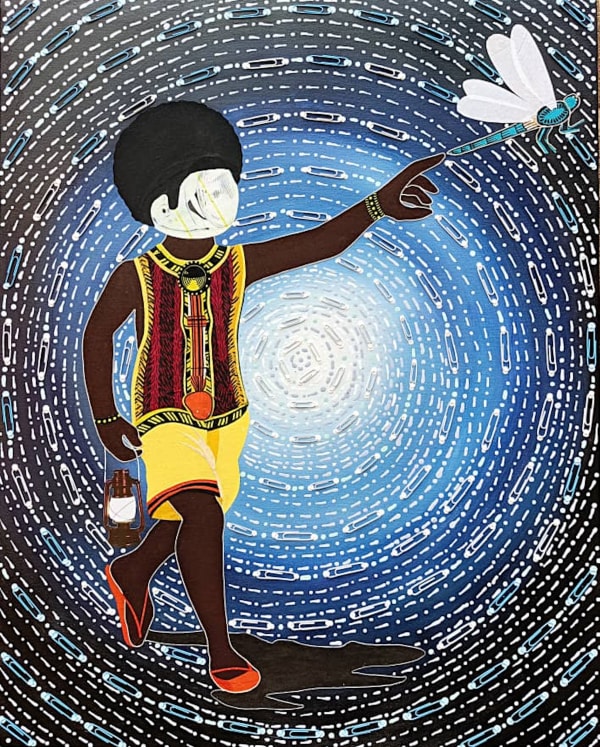 Dramane Toloba - La chasse aux libellules , 2025