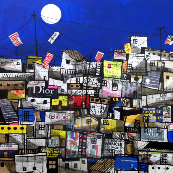 Obou Gbais, Locodjro Stree Collage 1, 2019