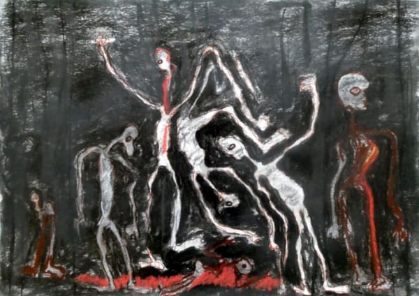 Rodrigue Obodjé, Esprits de la forêt 5, 2019