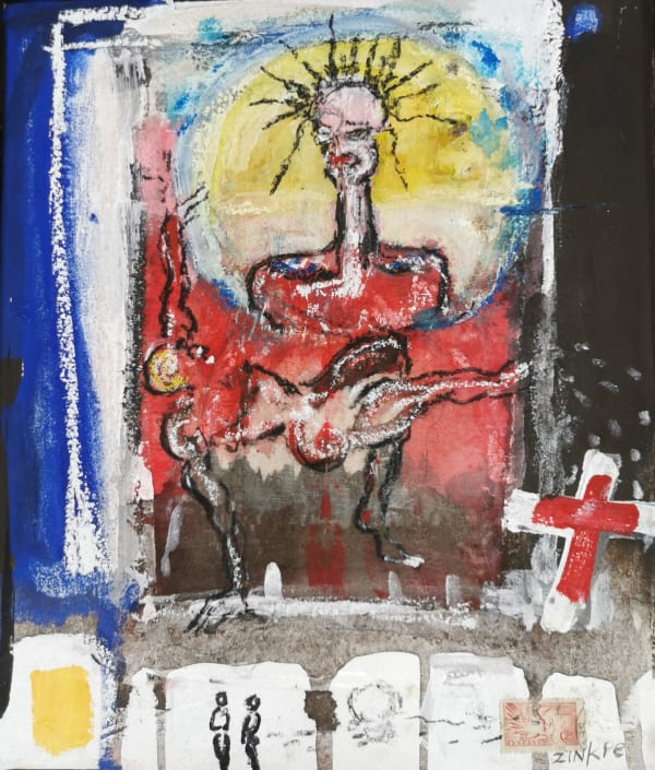 Dominique ZINKPE, Etats d'âme, Joie de vivre 4, 2021