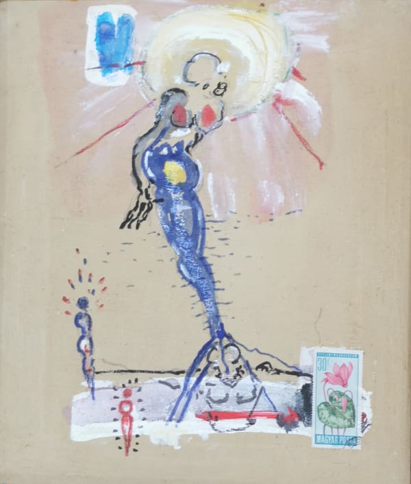 Dominique ZINKPE, Etats d'âme, Dessin secret 3, 2021