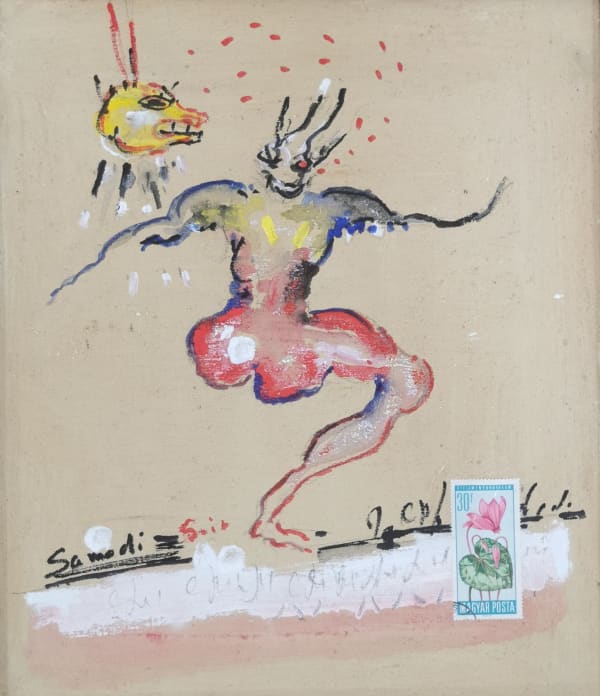 Dominique ZINKPE, Etats d'âme, Dessin secret 2, 2021