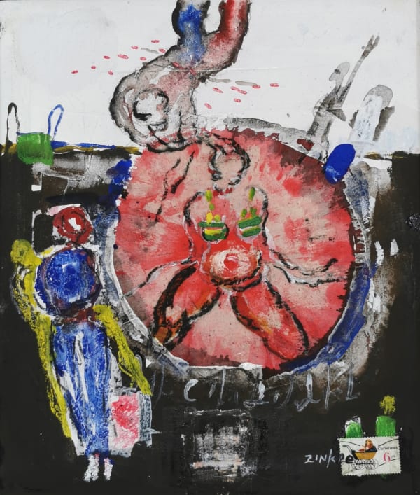 Dominique ZINKPE, Etats d'âme, Joie de vivre 2, 2021