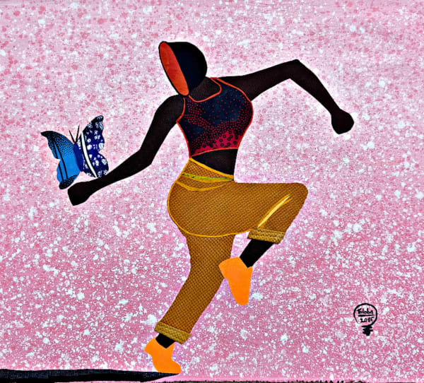 Dramane Toloba, Danse avec un papillon, 2025
