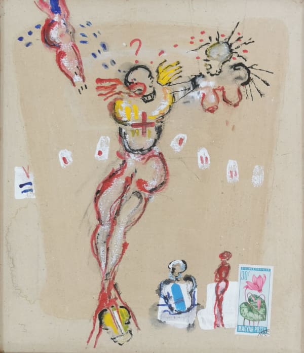 Dominique ZINKPE, Etats d'âme, Dessin secret 1, 2021