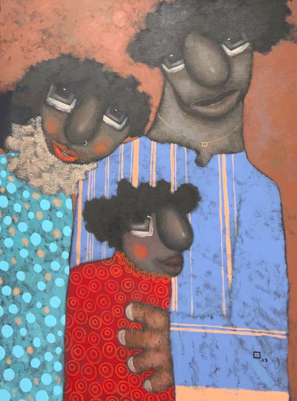 Prince Obasi, Untitled Family #2, 2023