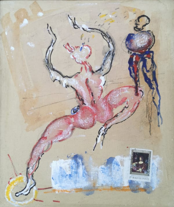 Dominique ZINKPE, Etats d'âme, Dessin secret 9, 2021