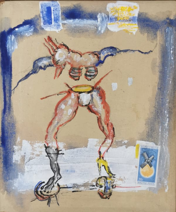 Dominique ZINKPE, Etats d'âme, Dessin secret 6, 2021