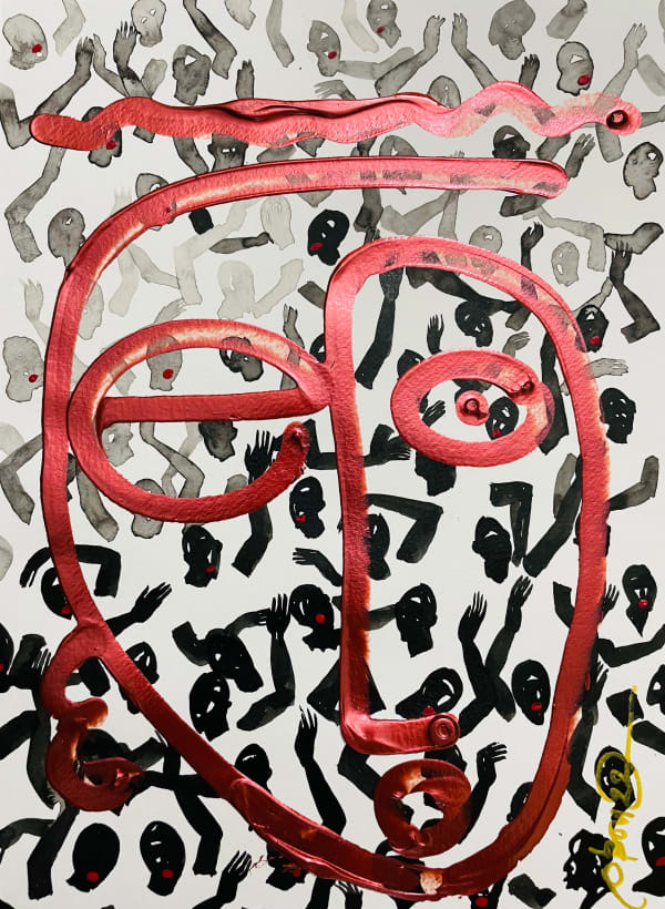 Obou Gbais, Konga ligne foule #5, 2022