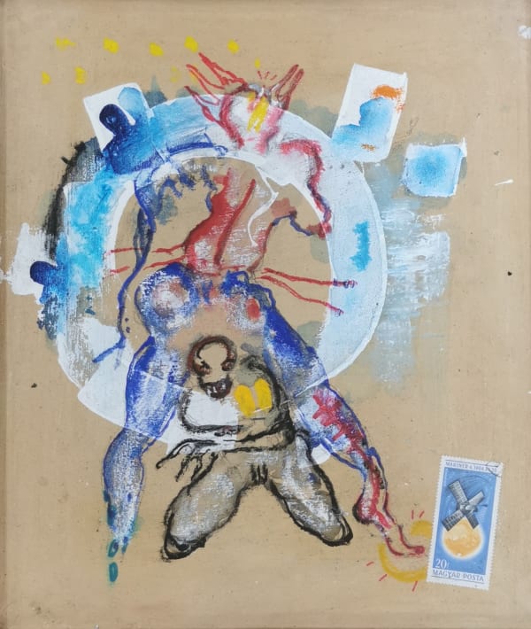 Dominique ZINKPE, Etats d'âme, Dessin secret 7, 2021
