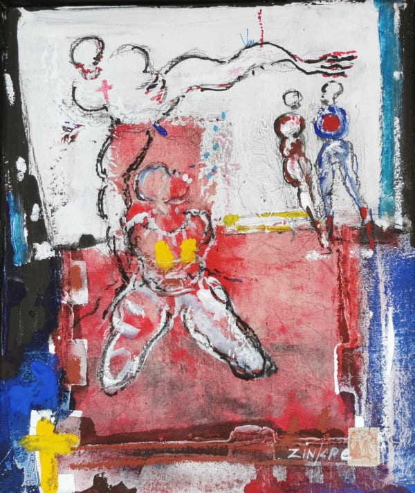 Dominique ZINKPE, Etats d'âme, Joie de vivre 1, 2021