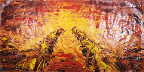 Ablade Glover, Yellow Cock Fight, 2019