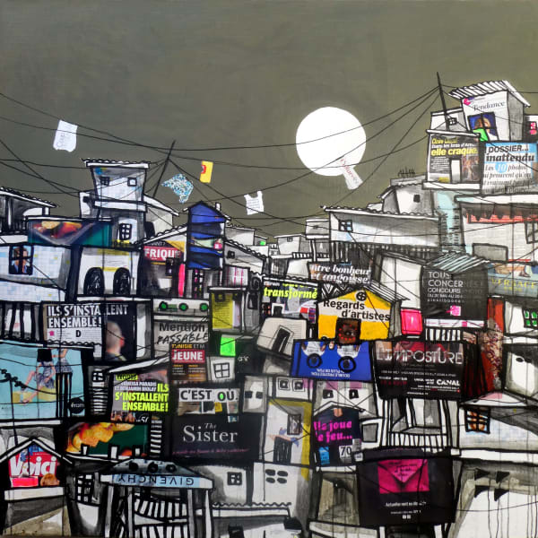 Obou Gbais, Locodjro Stree Collage 2, 2019