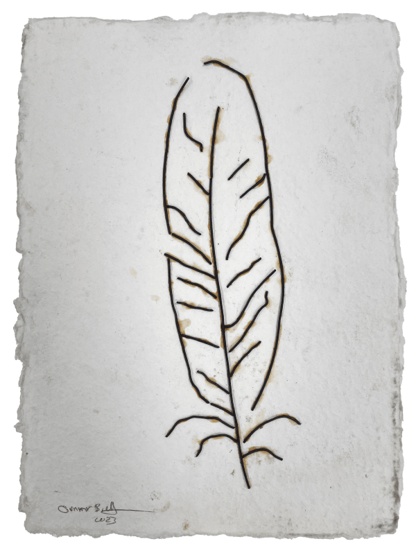 Oumar Ball, Plume #8, 2024