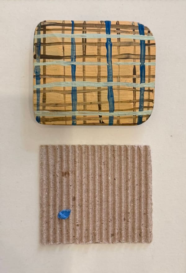 Painted Shape, Cardboard, Chrome