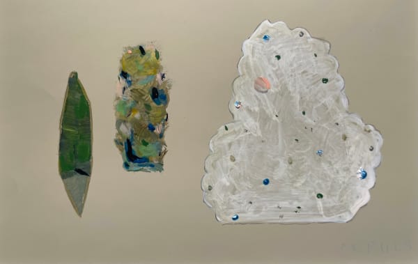 Small Painting with Large White Shape