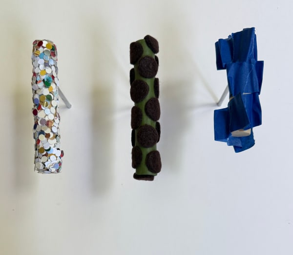 Three Small Wall Cylinders