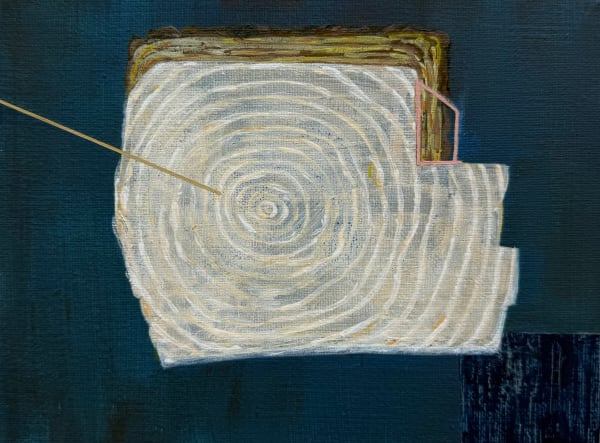 Concentric Lines of Paint
