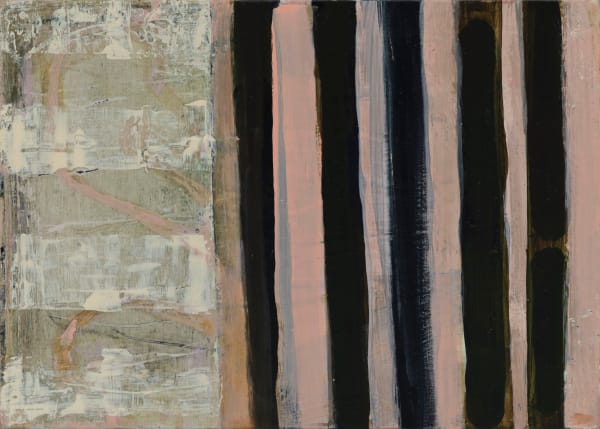 Small Painting with Vertical Stripes