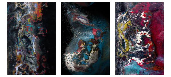 ONE EIGHTY COMPULSION 21, 16, and 6 (triptych)