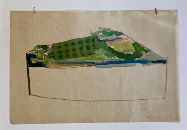 Painting on Vintage Tissue
