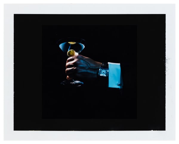 Martini - study, 2004 Unique Polaroid print. Signed verso. 8.6 x 10.8 cm (3 3/8 x 4 1/4 in)