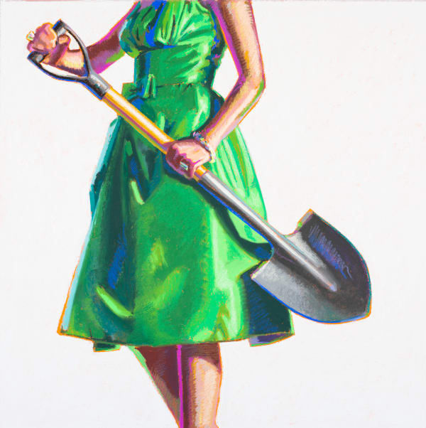 Kelly Reemtsen I Dig You, 2023 Pastel on paper. Signed in pencil. 101.6 x 101.6 cm (40 x 40 in)