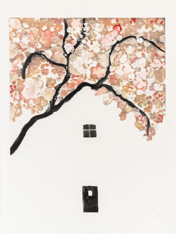 Suzy Murphy And Binding With Briars My Joys & Desires, 2025 Oil paint and mono ink on paper. Signed in pencil. 75.5 x 56.5 cm (29.7 x 22.2 in)