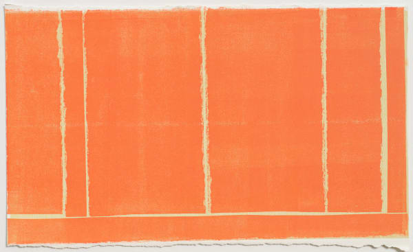 Christopher Le Brun CLB M S 8, 2019 Paper relief monoprint 21 x 35 cm (8 1/4 x 13 3/4 in)