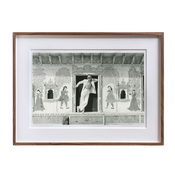 Kasmin, David Hockney at the palace of the Maharajah of Udaipur, India, 1977