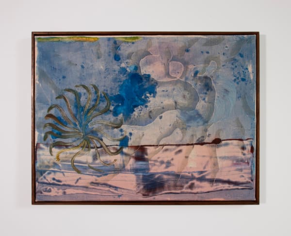 Aimée Parrott Beaming, 2024 Monotype and acrylic ink on cotton with artist-made sapele frame. 31 x 41.5 cm (12 1/4 x 16 3/8 in)