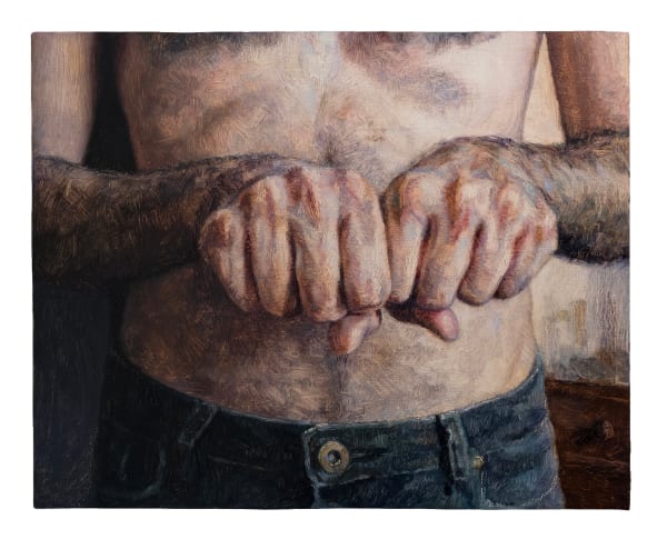 Anna Calleja A subtle difference, 2025 Oil on panel. Signed verso. 20 x 25 cm (7 7/8 x 9 7/8 in)