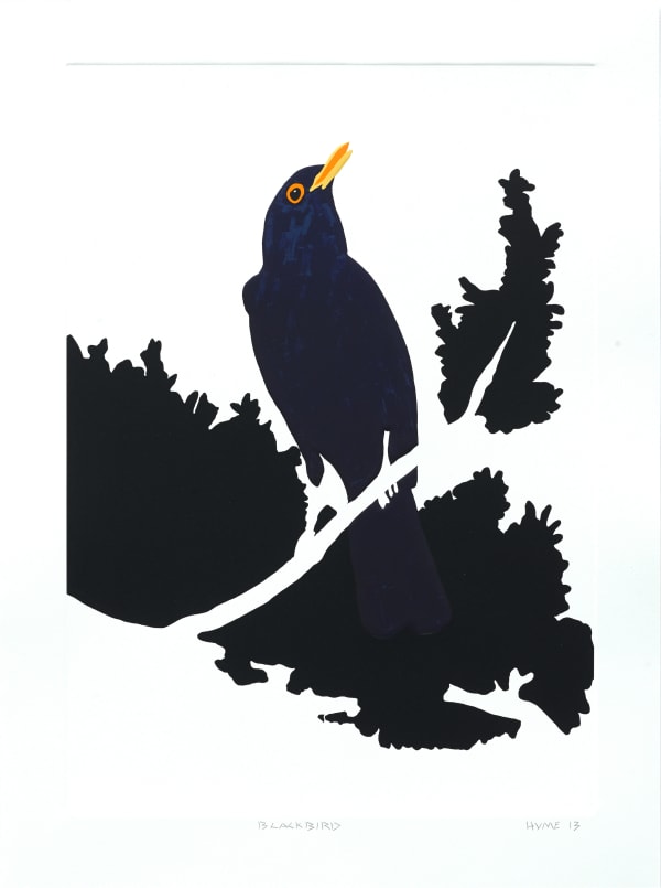 Gary Hume Blackbird, 2013 Screenprint printed in colours. Signed and numbered from the edition of 85. Image size: 57 x 40 cm (22 1/2 x 15 3/4 in) Sheet size: 68 x 50 cm (26 3/4 x 19 3/4 in)