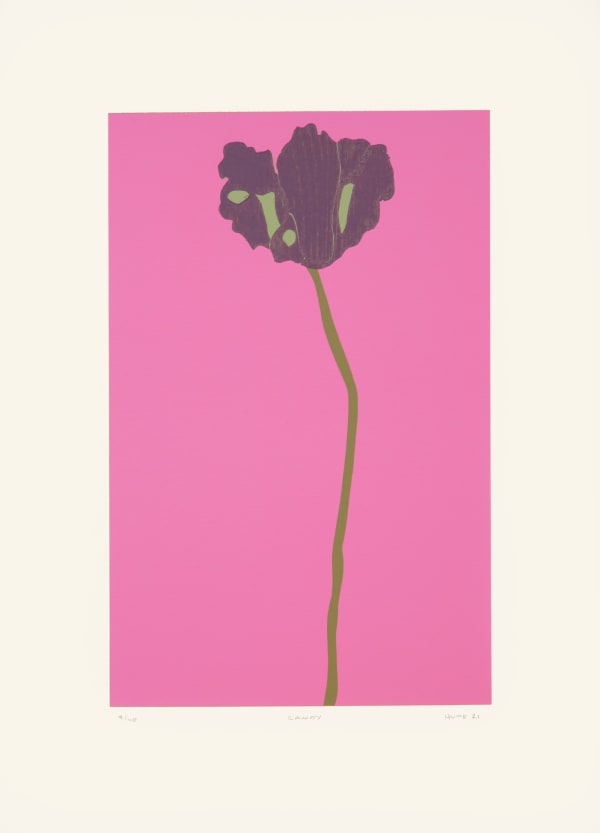 Gary Hume Candy, 2021 Screenprint and woodblock printed in colours. Signed and numbered from the edition of 40. 50.4 x 39 cm (19 7/8 x 15 3/8 in)