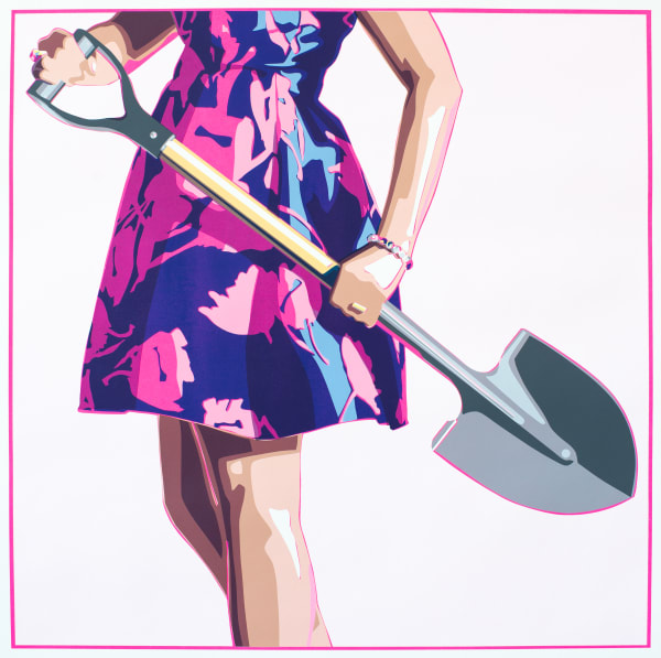 Kelly Reemtsen Dig It, 2021 Screenprint in colours. Signed in pencil and numbered from the edition of 25, with 5 artist's proofs. 76.2 x 76.2 cm (30 x 30 in)