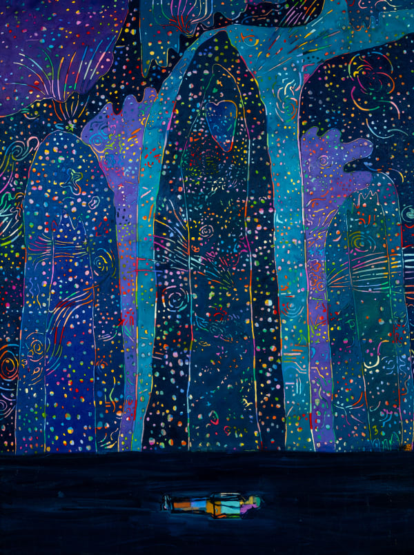Tom Hammick The Unending Sky, 2020 Oil on canvas. Signed verso. 200 x 150 cm