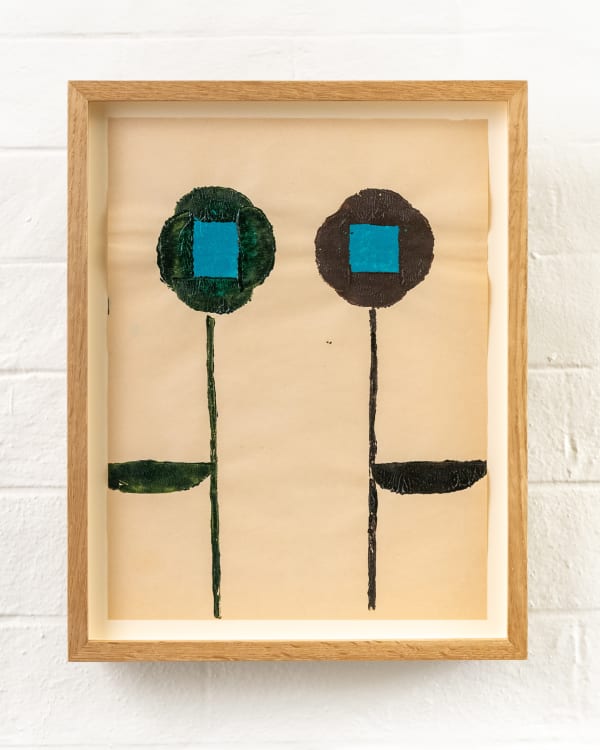 Georgie Hopton Last Season's Potato Print 12, 2009 Acrylic on newsprint. Signed verso. 30 x 23 cm (11 3/4 x 9 in)