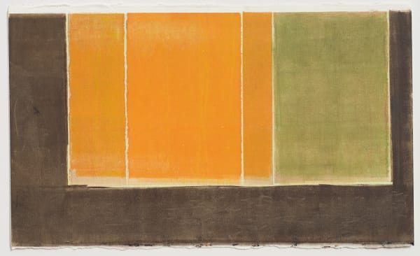 Christopher Le Brun CLB M S 14, 2019 Paper relief monoprint. 21 x 35 cm (8 1/4 x 13 3/4 in)