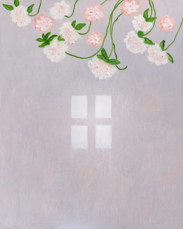 Suzy Murphy A Happy Blossom, 2025 Oil on linen. Signed verso. 5 x 4 ft (152.4 x 121.9 cm)