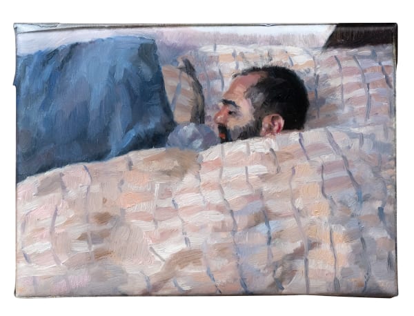 Anna Calleja tomorrow’s ground, 2025 Oil on tracing paper. Signed verso. 13 x 18 x 1.5 cm (5 1/8 x 7 1/8 x 5/8 in)