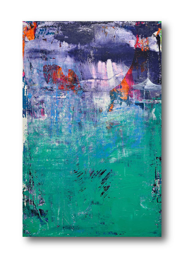 Austin Uzor, Purple clouds, 2024