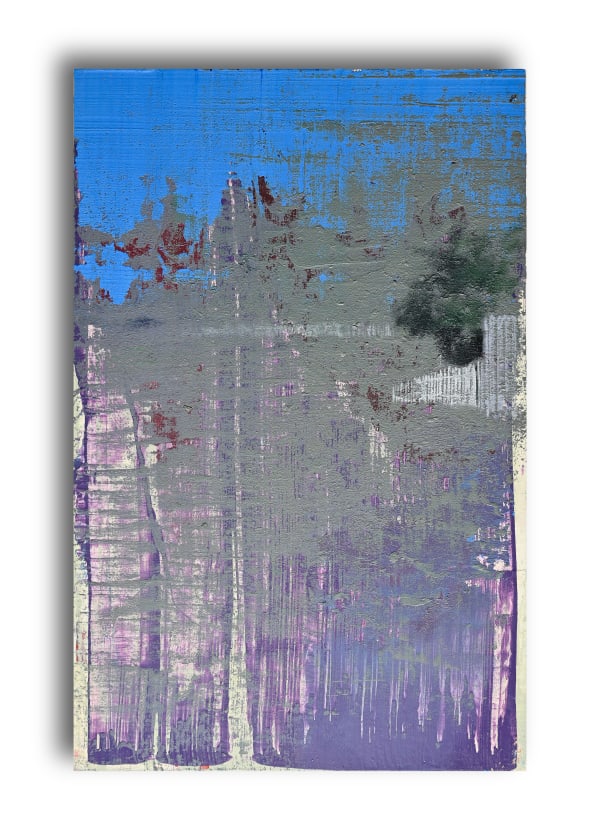 Austin Uzor, Purple trees, 2024