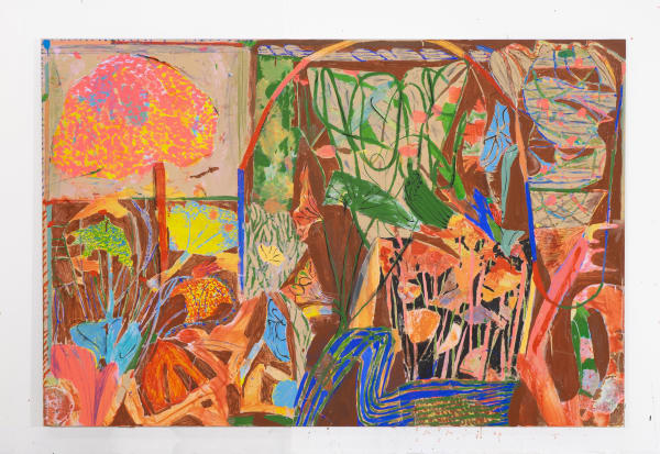 Geoffroy Pithon, Plantes et portique, 2024