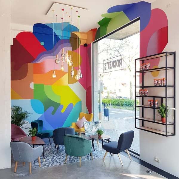 Oli-B, Mural at rocket’s, 2019