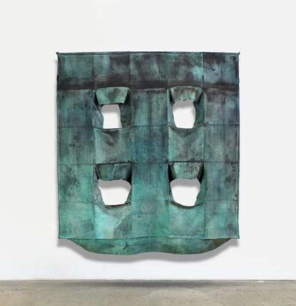 Jaime Poblete, Untitled (Copper Green Symbol), 2022