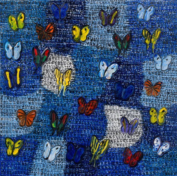 Hunt Slonem, Guardians Morning Cloak (JEM1170), 2024