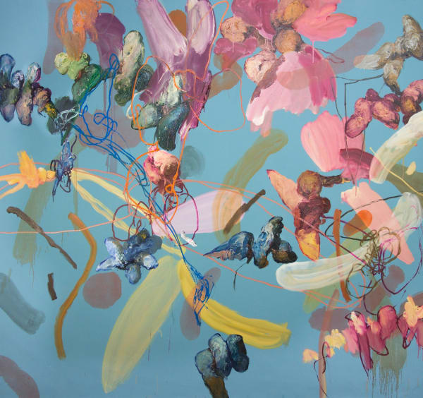 Angel Ricardo Ricardo Rios, La alberca en el mes de abril (1), 2024