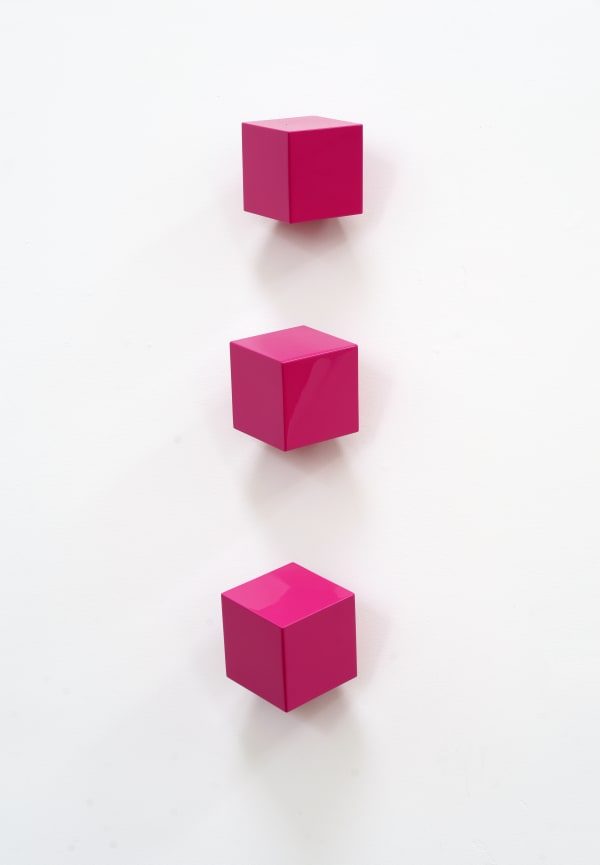Lori Cozen-Geller, Chatterbox, hot pink (Set of 3), 2021